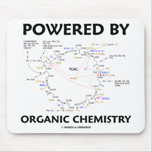 Powered by Bio Chemistry (Krebs Cycle) Mousepad