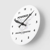 Powered by Bio Chemistry (Krebs Cycle) Runde Wanduhr (Winkel)