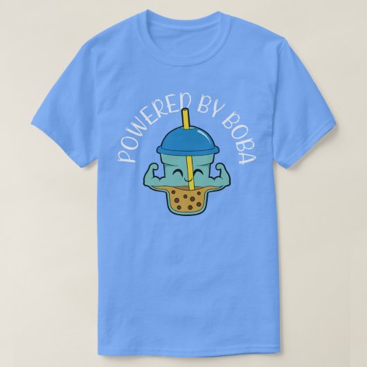 Powered by Boba Bubble Tea 1531 T-Shirt (Design vorne)
