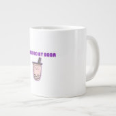 Powered by Boba - Niedlicher Kawaii-Blasen-Tee Jumbo-Tasse (Vorderseite Rechts)