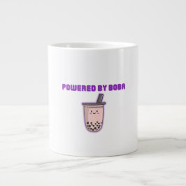 Powered by Boba - Niedlicher Kawaii-Blasen-Tee Jumbo-Tasse