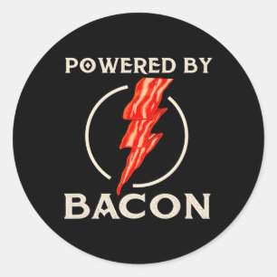Powered by Bycon - Bycon Lover Grillen Pork Grilli Runder Aufkleber