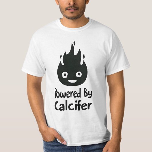 Powered by Calcifer T-Shirt (Vorderseite)