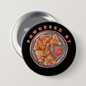 Powered by Chicken Wings Button (Vorne & Hinten)