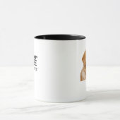 Powered by Coffee and a Golden Retriever Coffee Tasse (Zentrum)
