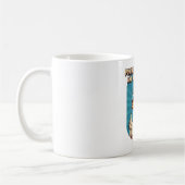 Powered by Coffee and Classic Rock - Cool Duck Kaffeetasse (Links)