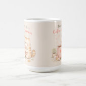 Powered by Coffee & Cuteness Cute Cat Sweet Cream Kaffeetasse (Mittel)