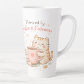 Powered by Coffee & Cuteness Cute Cat Sweet Cream Milchtasse (Rechts)
