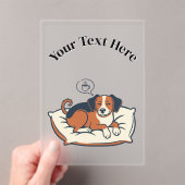 Powered by Coffee & Dog Dreams Acryleinladungen (Insitu (Handheld))