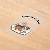 Powered by Coffee & Dog Dreams Acryleinladungen (Ablage )