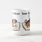 Powered by Coffee & Dog Dreams Kaffeetasse (Mittel)