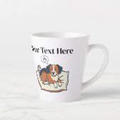 Powered by Coffee & Dog Dreams Milchtasse (Rechts)