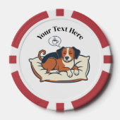 Powered by Coffee & Dog Dreams Pokerchips (Vorderseite)
