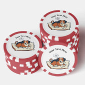 Powered by Coffee & Dog Dreams Pokerchips (Stapel)
