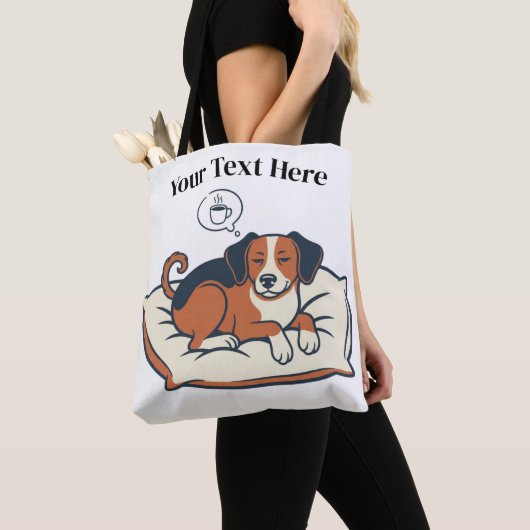 Powered by Coffee & Dog Dreams Tasche (Von Nahem)