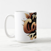 Powered by coffee Fueled by Freedom Kaffeetasse (Links)