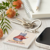 Powered by Coffee Schlüsselanhänger (Vorderseite rechts)