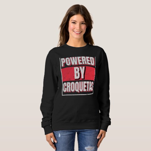 Powered by Croquetas The Cuban Protein Bar Sweatshirt (Vorne ganz)