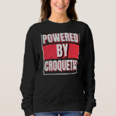 Powered by Croquetas The Cuban Protein Bar Sweatshirt (Vorderseite)