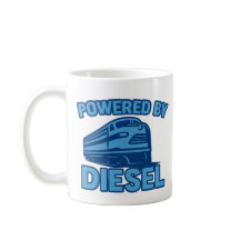 Powered By Diesel Retro Train Design