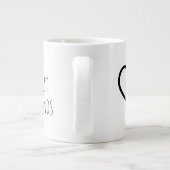 Powered by Feenstaub and Diamonds Jumbo-Tasse (Rückseite)