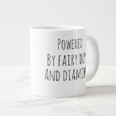Powered by Feenstaub and Diamonds Jumbo-Tasse (Vorderseite Rechts)