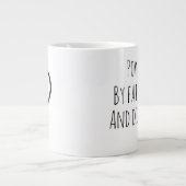 Powered by Feenstaub and Diamonds Jumbo-Tasse (Vorderseite)