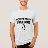 Powered By Freedom Tri-Blend Shirt (Vorderseite)