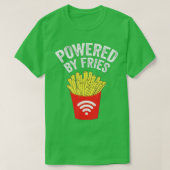 Powered by French Fries - French fries T-Shirt (Design vorne)