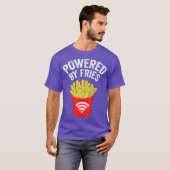 Powered by French Fries   French fries T-Shirt (Vorne ganz)