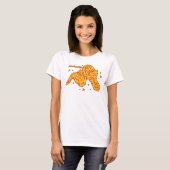 Powered by Fried Chicken T-Shirt (Vorne ganz)
