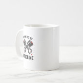 Powered by Gasoline Art Kaffeetasse (Vorderseite Links)