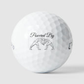 Powered by: Golf Balls Golfball (Vorderseite)
