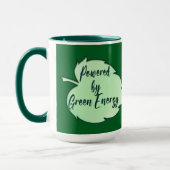 Powered by Green Energy St Patrick’s Day caneca Tasse (Links)
