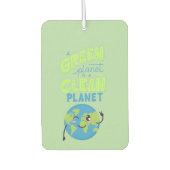 Powered by Green: Thrive with Nature" Autolufterfrischer (Vorderseite)