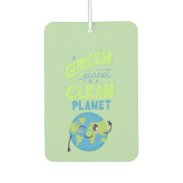 Powered by Green: Thrive with Nature" Autolufterfrischer