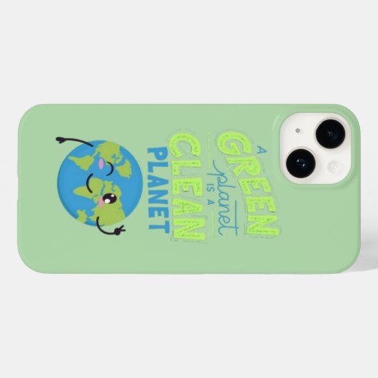 Powered by Green: Thrive with Nature" Case-Mate iPhone Hülle (Rückseite (Horizontal))