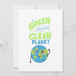 Powered by Green: Thrive with Nature" Feiertagskarte