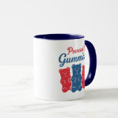 Powered By Gummies  Tasse (VorderseiteRechts)