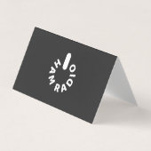 Powered by HAM Radio Visitenkarten (Vorderseite)