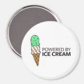 Powered by Ice Cream Magnet (Vorderseite/Rückseite)