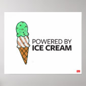 Powered by Ice Cream Poster (Vorne)