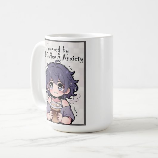 Powered by Iced Coffee Kaffeetasse (Vorderseite Links)