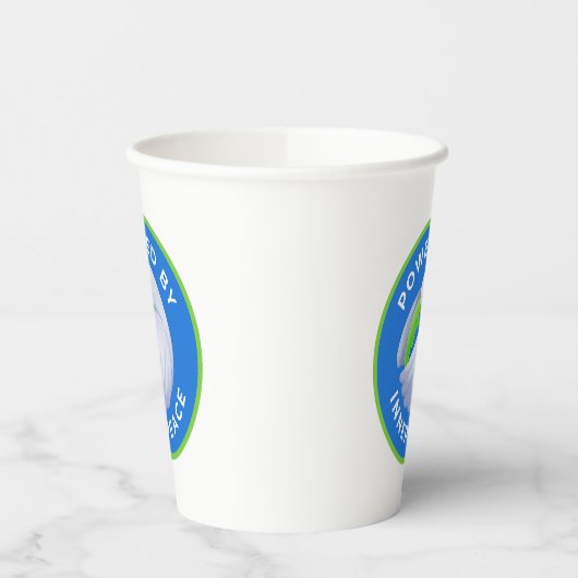 Powered by Inner Peace Dove Balloon Pappbecher (Links)