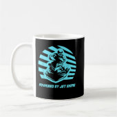 Powered by Jet Skiing - Funny Beach Jet Ski Jet Sk Kaffeetasse (Links)