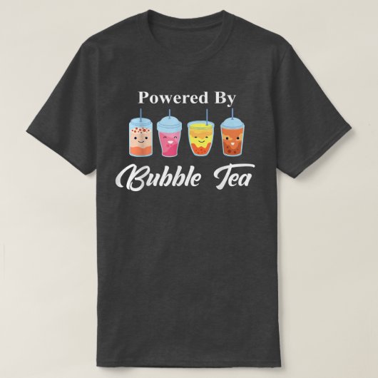 Powered by K-Pop and Bubble Tea1540 T-Shirt (Design vorne)