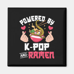 Powered by K-Pop and Ramen Niedlich Kpop Music Ani Magnet