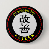 Powered by Kaizen Button (Vorderseite)