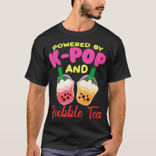 Powered by KAnd Bubble Tea KDrama Koreanisch K T-Shirt