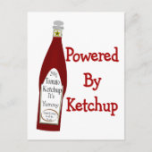 Powered by Ketchup Postkarte (Vorderseite)